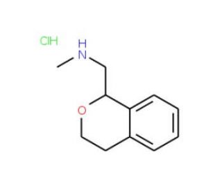 Isochroman-1-ylmethyl-methyl-amine hydrochloride - chemical structure image