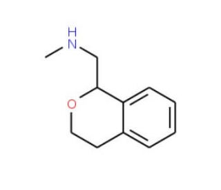 Isochroman-1-ylmethyl-methyl-amine - chemical structure image