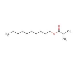 Isodecyl methacrylate (CAS 29964-84-9) - chemical structure image