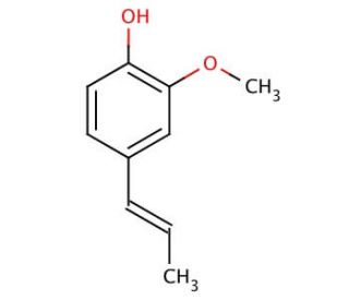 Isoeugenol (CAS 97-54-1) - chemical structure image