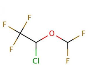 Isoflurane (CAS 26675-46-7) - chemical structure image