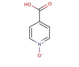 Isonicotinic acid N-oxide (CAS 13602-12-5) - chemical structure image