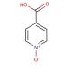 Isonicotinic acid N-oxide (CAS 13602-12-5) - chemical structure image