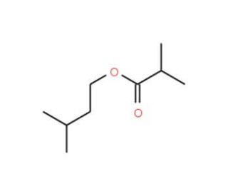 Isopentyl isobutyrate (CAS 2050-01-3) - chemical structure image
