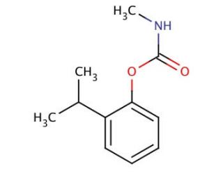 Isoprocarb (CAS 2631-40-5) - chemical structure image