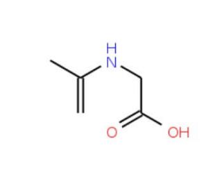 (Isopropenylamino)acetic acid - chemical structure image