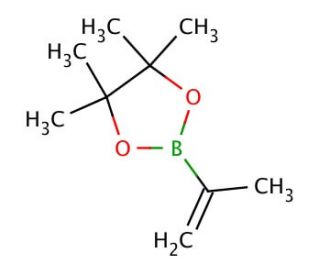 Isopropenylboronic acid pinacol ester (CAS 126726-62-3) - chemical structure image