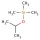 Isopropoxytrimethylsilane (CAS 1825-64-5) - chemical structure image