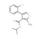 Isopropyl 2-amino-4-(2-chlorophenyl)thiophene-3-carboxylate - chemical structure image
