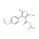 Isopropyl 2-amino-4-(4-ethoxyphenyl)-5-methylthiophene-3-carboxylate - chemical structure image