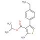 Isopropyl 2-amino-4-(4-ethylphenyl)thiophene-3-carboxylate - chemical structure image