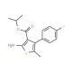 Isopropyl 2-amino-4-(4-fluorophenyl)-5-methylthiophene-3-carboxylate - chemical structure image