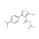 Isopropyl 2-amino-4-(4-isopropylphenyl)thiophene-3-carboxylate - chemical structure image