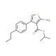 Isopropyl 2-amino-4-(4-propylphenyl)thiophene-3-carboxylate - chemical structure image