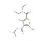 Isopropyl 2-amino-5-[(diethylamino)carbonyl]-4-methylthiophene-3-carboxylate - chemical structure image