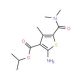 Isopropyl 2-amino-5-[(dimethylamino)carbonyl]-4-methylthiophene-3-carboxylate - chemical structure image
