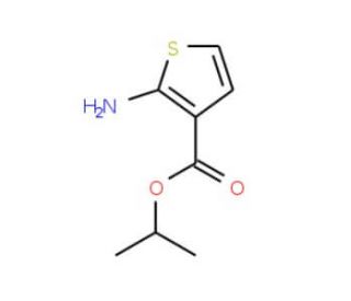 Isopropyl 2-aminothiophene-3-carboxylate (CAS 31891-08-4) - chemical structure image
