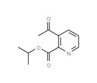 Isopropyl 3-acetylpyridine-2-carboxylate (CAS 195812-68-1) - chemical structure image