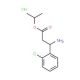 isopropyl 3-amino-3-(2-chlorophenyl)propanoate hydrochloride - chemical structure image