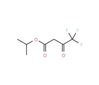 Isopropyl 4,4,4-trifluoroacetoacetate (CAS 175230-50-9) - chemical structure image