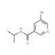 Isopropyl 5-bromonicotinamide (CAS 104290-45-1) - chemical structure image