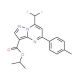 Isopropyl 7-(difluoromethyl)-5-(4-methylphenyl)-pyrazolo[1,5-a]pyrimidine-3-carboxylate - chemical structure image