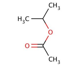 Isopropyl acetate (CAS 108-21-4) - chemical structure image