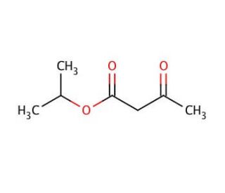 Isopropyl acetoacetate (CAS 542-08-5) - chemical structure image