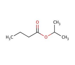 Isopropyl butyrate (CAS 638-11-9) - chemical structure image