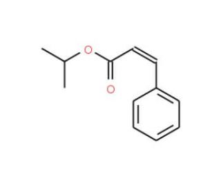 Isopropyl cinnamate (CAS 7780-06-5) - chemical structure image