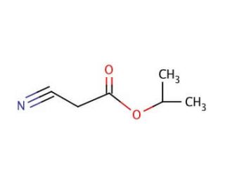 Isopropyl cyanoacetate (CAS 13361-30-3) - chemical structure image