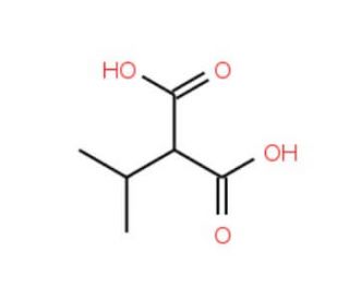 Isopropylmalonic acid (CAS 601-79-6) - chemical structure image