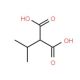 Isopropylmalonic acid (CAS 601-79-6) - chemical structure image