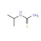 Isopropylthiourea (CAS 1719-76-2) - chemical structure image