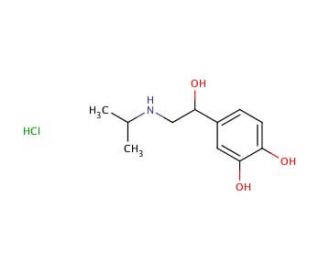 Isoproterenol Hydrochloride (CAS 51-30-9) - chemical structure image 