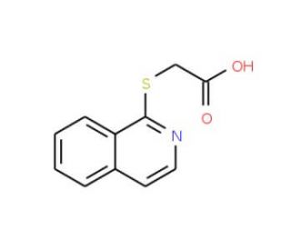 (Isoquinolin-1-ylsulfanyl)-acetic acid - chemical structure image