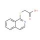 (Isoquinolin-1-ylsulfanyl)-acetic acid - chemical structure image