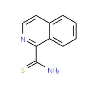 Isoquinoline-1-carbothioic acid amide (CAS 435273-39-5) - chemical structure image