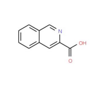 Isoquinoline-3-carboxylic acid (CAS 6624-49-3) - chemical structure image