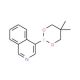 Isoquinoline-4-boronic acid, 2,2-dimethylpropane-1,3-diol cyclic ester (CAS 844891-01-6) - chemical structure image