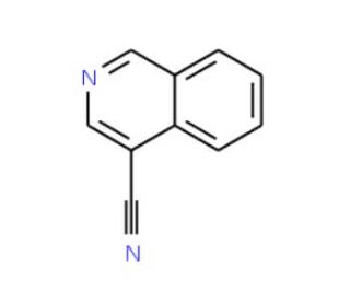 Isoquinoline-4-carbonitrile (CAS 34846-65-6) - chemical structure image