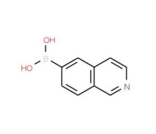 Isoquinoline-6-boronic acid (CAS 899438-92-7) - chemical structure image