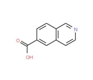 Isoquinoline-6-carboxylic acid HCl salt (CAS 106778-43-2 (non-salt)) - chemical structure image