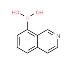 Isoquinoline-8-boronic acid (CAS 721401-43-0) - chemical structure image