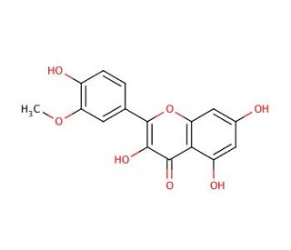 Isorhamnetin (CAS 480-19-3) - chemical structure image