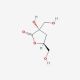 Isosaccharinic acid-1,4-lactone (CAS 7397-89-9) - chemical structure image