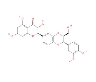 Isosilybin B (CAS 142796-22-3) - chemical structure image
