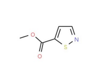 Isothiazole-5-carboxylic acid methyl ester (CAS 15901-66-3) - chemical structure image