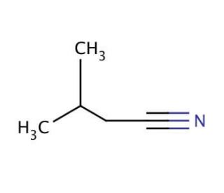 Isovaleronitrile (CAS 625-28-5) - chemical structure image