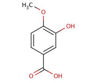 Isovanillic acid (CAS 645-08-9) - chemical structure image